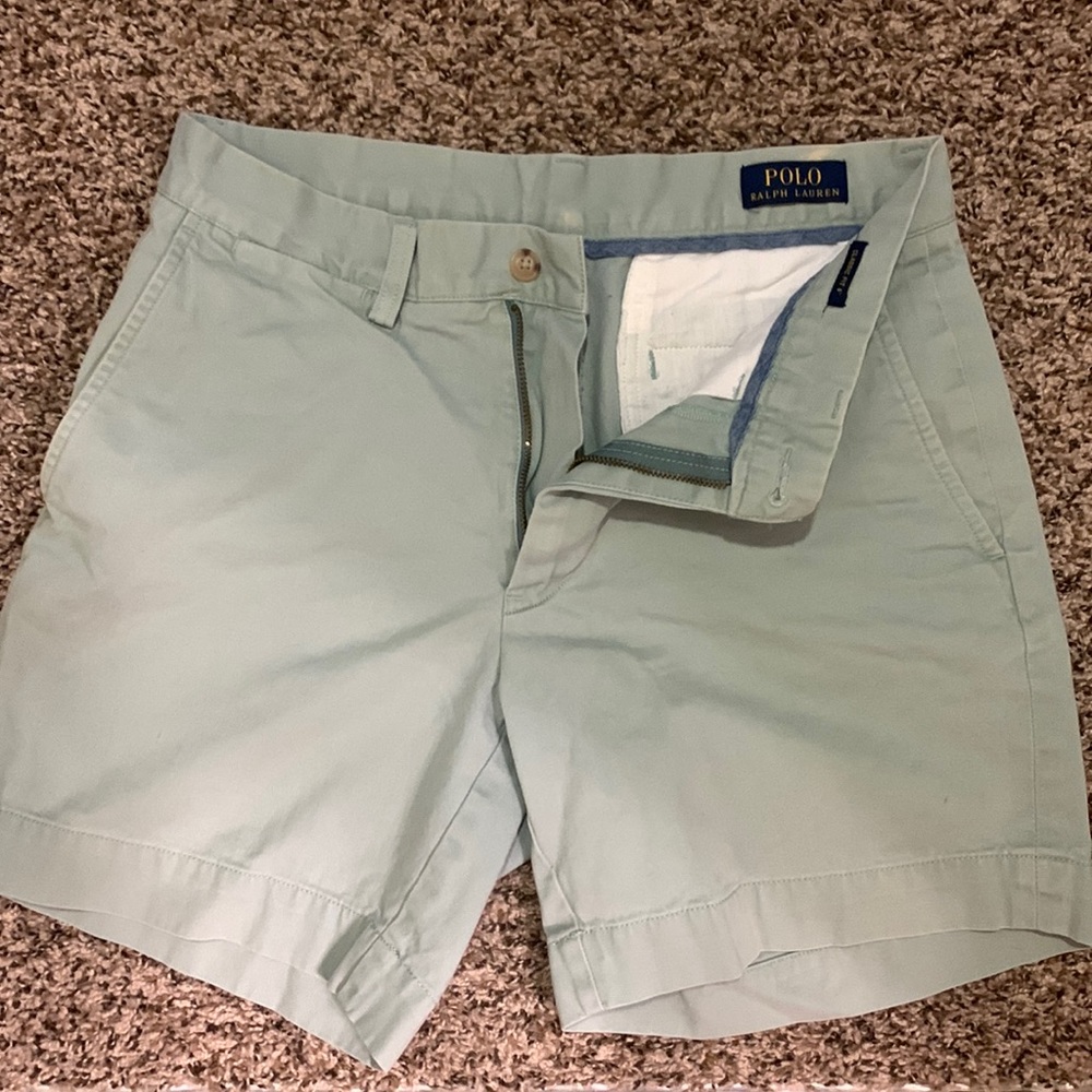 Polo Ralph Lauren Mens Shorts 6” inseam 29 waist light blue/gray